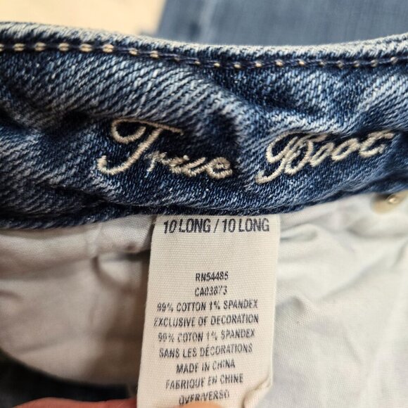 Vtg American Eagle Jeans True Boot Womens 10L‎ Long Lowrise Y2K Stretch Bootcut - Picture 8 of 12